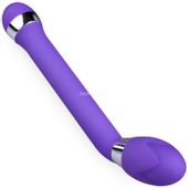 Zakrzywiony Wibrator G-Spot Mokry Orgazm Squirting Fioletowy