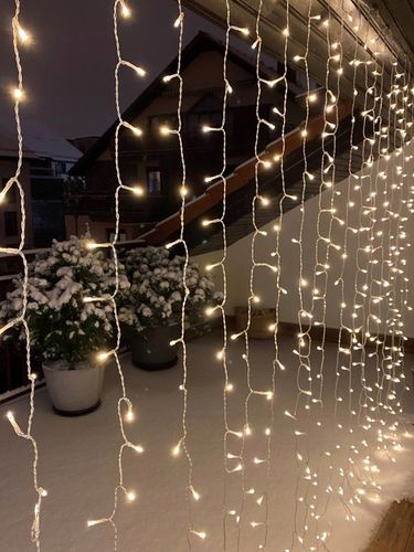 KURTYNA ŚWIETLNA 546LED XL LAMPKI CHOINKOWE 8 FUNKCJI sople CHOINKĘ CHOINKA na Arena.pl