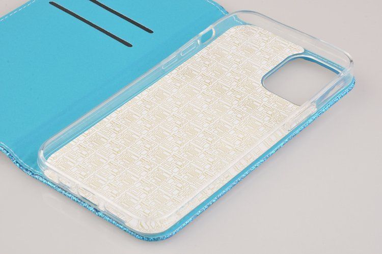 Etui Shining Book do Apple iPhone 12 / 12 Pro niebieski zdjęcie 4