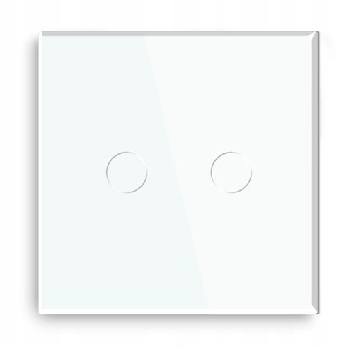 DOTYKOWY WŁĄCZNIK ŚWIATŁA 2K PODWÓJNY WYŁĄCZNIK SZKLANY na Arena.pl