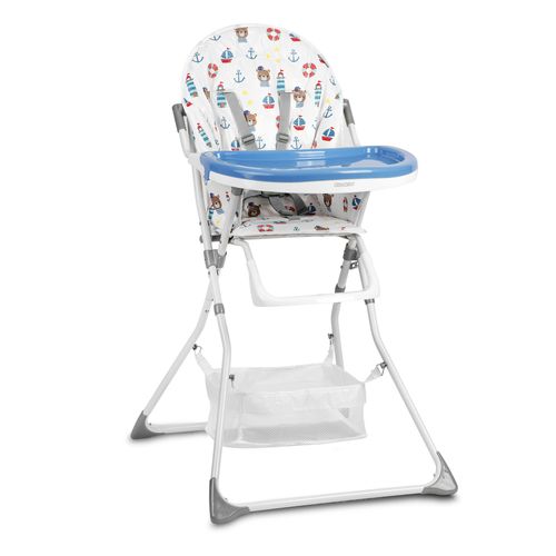 Krzesełko do karmienia Eldo biało-niebieski na Arena.pl