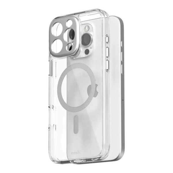 Moshi iGlaze MagSafe - Etui iPhone 16 Pro Max (Luna Silver) zdjęcie 1