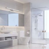 Kinkiet LAMPA ścienna SPLASH ML5614 Milagro łazienkowa OPRAWA metalowa LED 12W 4000K galeryjka IP44 chrom