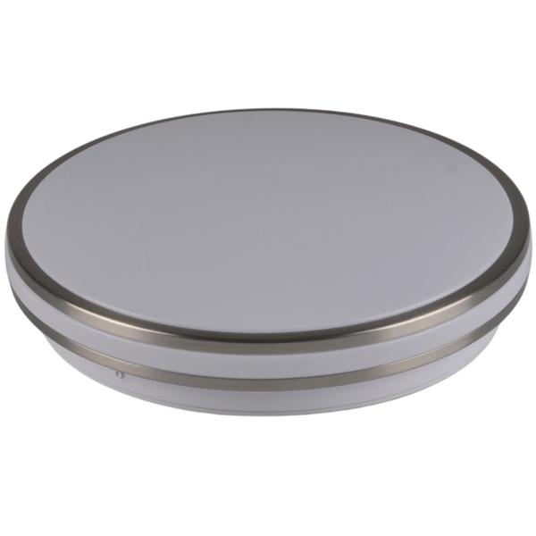 Nowoczesna lampa sufitowa Orbit okrągła LED 15W nikiel zdjęcie 5