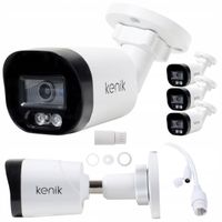 Kamera IP wewnętrzna zewnętrzna Kenik KG-430TPA-E 4MPX IP67 mikrofon
