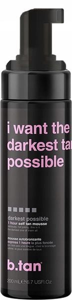b.tan I Want The Darkest Tan Possible Pianka Samoopalająca 200ml zdjęcie 8