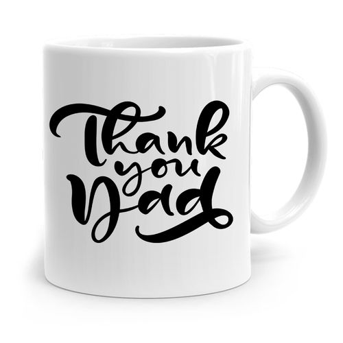 Kubek Na Dzień Ojca Dla Taty Thank You Dad Prezent Z Nadrukiem Ze Zdjęciem na Arena.pl