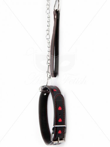 hearts collar and leash na Arena.pl