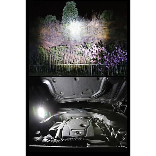 Mocna Latarka LED OSL COB Akumulator 18650 Szperacz na Arena.pl