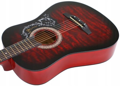 GITARA AKUSTYCZNA ZESTAW DLA POCZĄTKUJĄCYCH 81/P na Arena.pl