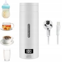 0.5L TERMOS ELEKTRYCZNY NA HERBATĘ KAWĘ WODĘ MLEKO MAŁY PRZENOŚNY NA WYJAZD