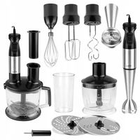 MOCNY BLENDER RĘCZNY WIELOFUNKCYJNY MIKSER 2 TARCZE MALAKSER TURBO