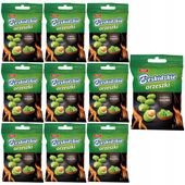 Beskidzkie Orzeszki o smaku wasabi 70 g x 10 sztuk