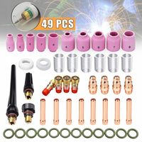 CZĘŚCI TIG ZESTAW AC/DC AKCESORIA DO SPAWANIA TIG 49 SZT SR17 SR18 SR26