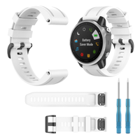Pasek do Garmin Fenix 5s / 6s / Pro 7s / 7s Solar bransoleta opaska biały