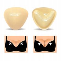 Wkładki push-up do biustonosza samoprzylepne wielokrotnego użytku ROZMIAR C
