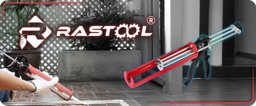 PISTOLET WYCISKACZ DO SILIKONU KLEJU MAS GĘSTYCH FUG AKRYLU MOCNY na Arena.pl