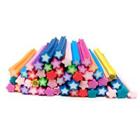 Laski Fimo Gwiazdki, patyczki z modeliny do manicure paznokci