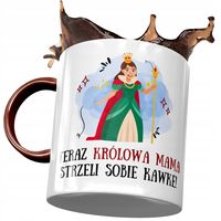 Kubek Bordowy Dla Mamy Matki Na Dzień Mamy Z Nadrukiem Ze Zdjęciem