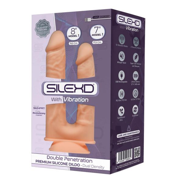 Dildo-SD.Model 1 (8""&7"") Flesh BOX Motor + LRS zdjęcie 1