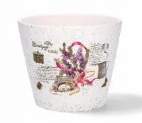 Osłonka ceramiczna doniczka ogród balkon taras