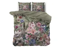 240x220 AURELIE zielony  kpl pościeli bawełna satynowa
