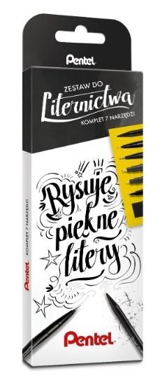 ZESTAW DO LITERNICTWA 7 NARZĘDZI PENTEL zdjęcie 1