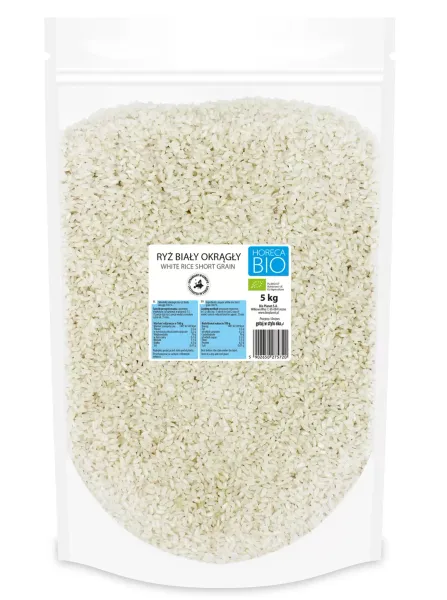 RyŻ BiaŁy OkrĄgŁy BIO 5 kg - Horeca (bio Planet) zdjęcie 1