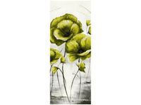 40X100CM ŻÓŁTE MAKI OBRAZ PION