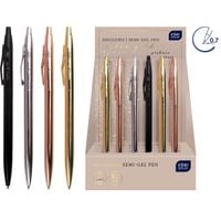 długopis metalowy slim satin gold 6834 a'24