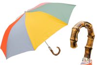 PASOTTI Parasol 100cm Tęcza Bambus Włochy Automatyczny LUX