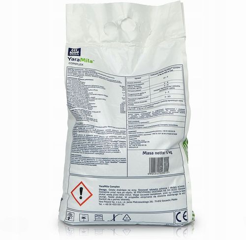 Nawóz wieloskładnikowy YARA MILA COMPLEX granulat 5 kg 5 l na Arena.pl