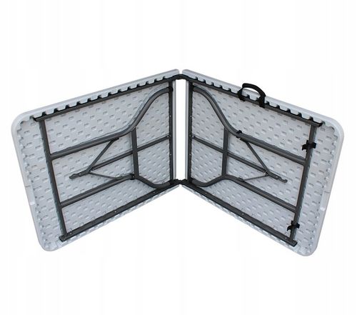 STÓŁ CATERINGOWY Składany w Walizkę TURYSTYCZNY Przenośny Rozkładany 180 cm na Arena.pl