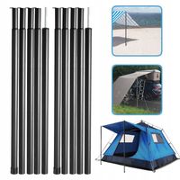 SŁUPKI NAMIOTOWE, KIJKI KEMPINGOWE DO MARKIZY, REGULOWANA, TELESKOPOWA