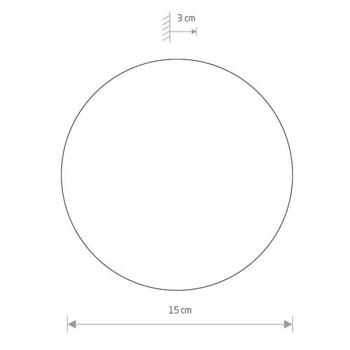 Loftowa lampa ścienna Ring 7634 LED 7634 3000K do holu czarna na Arena.pl