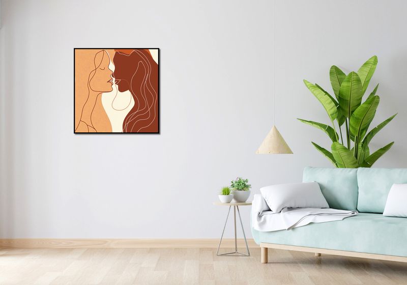 Plakat 70x70cm Zmysłowość Syntez zdjęcie 4
