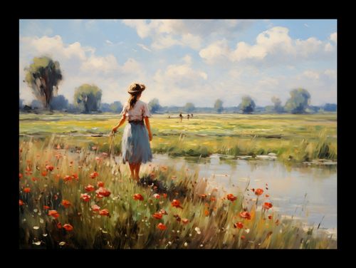 Plakat 18x13cm Wiejski Spokój na Arena.pl