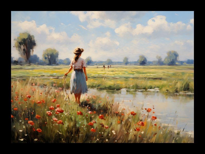 Plakat 18x13cm Wiejski Spokój zdjęcie 2