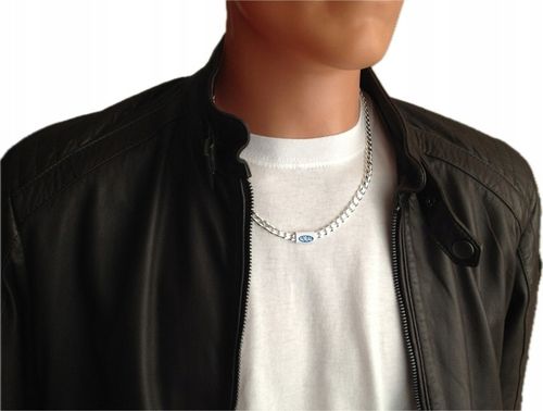 GRUBY Srebrny 925 Łańcuszek Męski Pancerka SZEROKI (na PREZENT) na Arena.pl