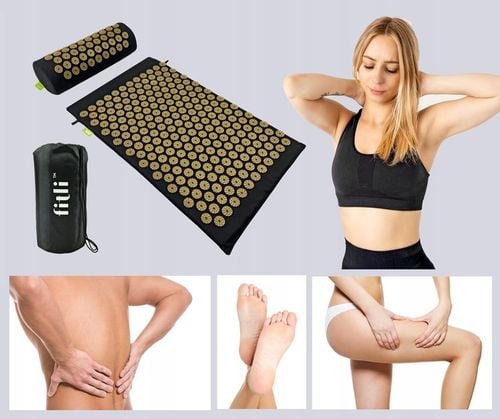 MATA ZDROWOTNA DO AKUPRESURY Z KOLCAMI + PODUSZKA na Arena.pl