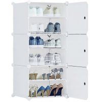 Szafka na buty Korbi 44 x 96 x 32 cm biały
