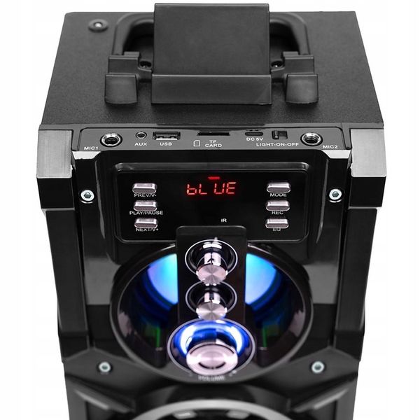 MOBILNY GŁOŚNIK BOOMBOX BLUETOOTH FM 3szt-MIKROFON zdjęcie 2