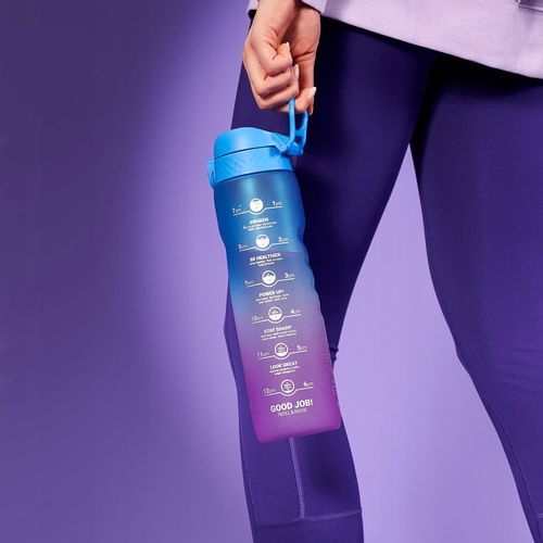 Butelka Bidon na wodę z miarką motywującą do picia wody BPAfree ION8 1 l na Arena.pl