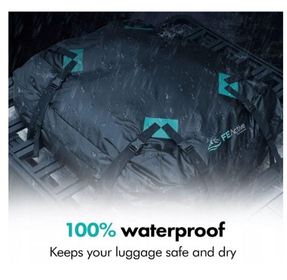 BAGAŻNIK DACHOWY SAMOCHODOWY TORBA WODOODPORNA 424 L zdjęcie 5