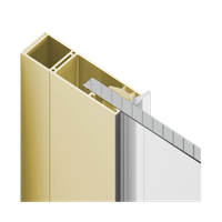 Rols profil poszerzający 15 mm, złoty połysk
