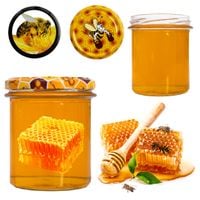 Słoiki Szklane 48 Sztuk 350 ml 0,35 l z Nakrętką na Przetwory Miód Owoce