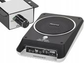 SUBWOOFER AKTYWNY PŁASKI POD FOTEL SAMOCHODOWY SIEDZENIE / BAGAŻNIK 200W