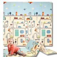 Mata piankowa ochronna dla dzieci XPE składana edukacja duża 200x180 torba