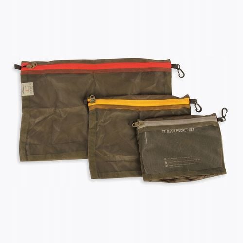 Zestaw torebek Tasmanian Tiger Mesh Pocket Set olive OS na Arena.pl