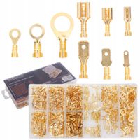 Zestaw konektorów samochodowych męskie żeńskie oczkowe 450 szt KD10493